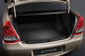Etios, ótimo espaço para bagagem